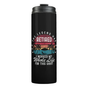 Im Ruhestand Ich Habe Mein Ganzes Leben Dafür Gear Thermosbecher