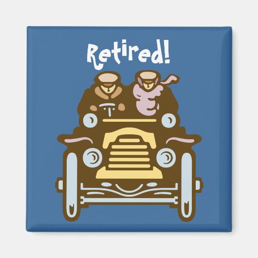 Im Ruhestand: Oldtimer Magnet (Vorne)