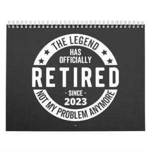 im Ruhestand seit 2023 Kalender