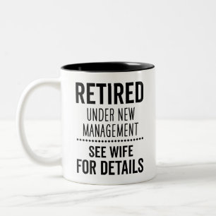 Im Ruhestand unter neuer Leitung. Details bei der Zweifarbige Tasse