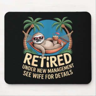 Im Ruhestand unter neuer Leitung Ehefrau lustig Ru Mousepad