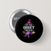 Im ruhigen Hexenmeister Halloween Matching Group C Button (Vorne & Hinten)