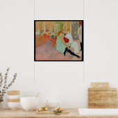 Im Salon an der Rue des Moulins, 1894 Poster (Küche)