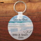 Im Sand geschriebene Bräunungsnamen Schlüsselanhänger (Vorderseite)