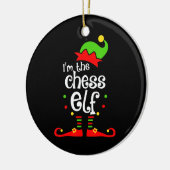 im Schach Elf Weihnachten Familienfreund Weihnacht Keramik Ornament (Links)