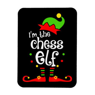 im Schach Elf Weihnachten Familienfreund Weihnacht Magnet