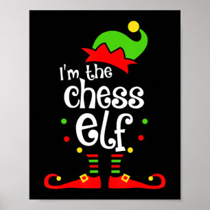 im Schach Elf Weihnachten Familienfreund Weihnacht Poster