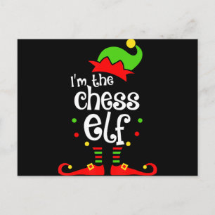 im Schach Elf Weihnachten Familienfreund Weihnacht Postkarte