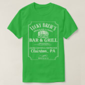 Im Schatten bricht Glück Bar und Grill T-Shirt (Design vorne)