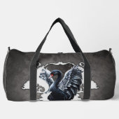 Im Schatten der Eleganz: Ein schwarzer Schwan. Duffle Bag (Vorderseite)