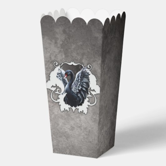 Im Schatten der Eleganz: Ein schwarzer Schwan. Geschenkschachtel (Vorderseite)