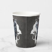 Im Schatten der Eleganz: Ein schwarzer Schwan. Pappbecher (Rechts)