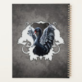 Im Schatten der Eleganz: Ein schwarzer Schwan. Planer (Rückseite)