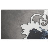 Im Schatten der Eleganz: Ein schwarzer Schwan. Stoff (Fat Quarter (45,7 x 55,9 cm))