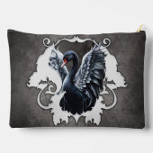 Im Schatten der Eleganz: Ein schwarzer Schwan. Zubehörtasche (Rückseite)