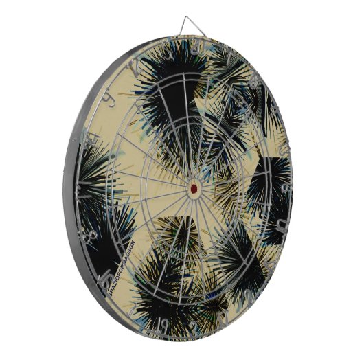 Im Schatten der Farbe Beige Dartscheibe (Vorderseite Links)