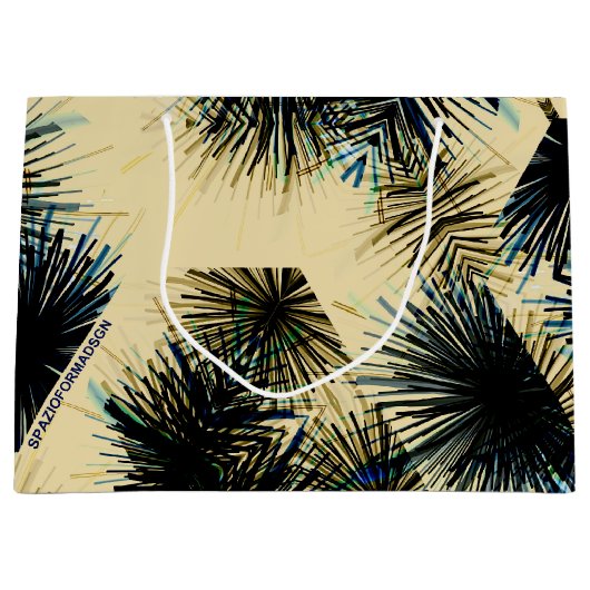 Im Schatten der Farbe Beige Große Geschenktüte (Vorderseite)