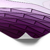 Im Schatten der Farbe Violett Poster (Ecke)