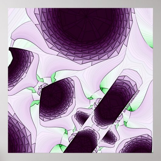Im Schatten der Farbe Violett Poster (Vorne)