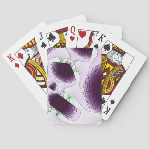 Im Schatten der Farbe Violett Spielkarten