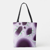 Im Schatten der Farbe Violett Tasche (Rückseite)