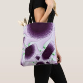 Im Schatten der Farbe Violett Tasche (Von Nahem)