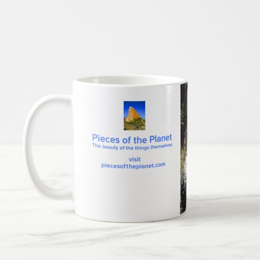 Im Schatten der Natur Kunst Schönheit Kaffeetasse (Links)