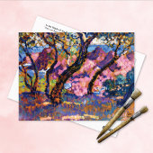 Im Schatten der Pines Théo van Rysselberghe Postkarte