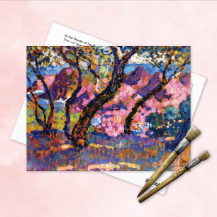 Im Schatten der Pines Théo van Rysselberghe Postkarte