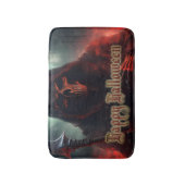 Im Schatten des grimmigen Sensenmanns - Halloween Badematte (Vorderseite Vertikal)
