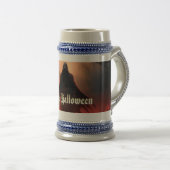 Im Schatten des grimmigen Sensenmanns - Halloween Bierglas (VorderseiteRechts)