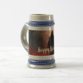 Im Schatten des grimmigen Sensenmanns - Halloween Bierglas (Vorderseite Links)