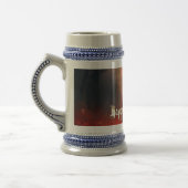 Im Schatten des grimmigen Sensenmanns - Halloween Bierglas (Links)