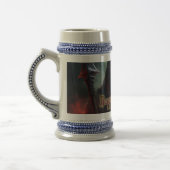 Im Schatten des grimmigen Sensenmanns - Halloween Bierglas (Links)