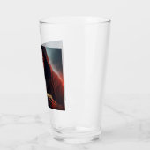Im Schatten des grimmigen Sensenmanns - Halloween Glas (Links)