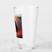 Im Schatten des grimmigen Sensenmanns - Halloween Glas (Links)