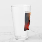 Im Schatten des grimmigen Sensenmanns - Halloween Glas (Rechts)