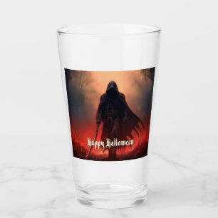 Im Schatten des grimmigen Sensenmanns - Halloween Glas