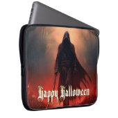 Im Schatten des grimmigen Sensenmanns - Halloween Laptopschutzhülle (Vorne Rechts)