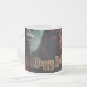 Im Schatten des grimmigen Sensenmanns - Halloween Mattglastasse