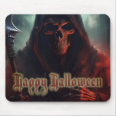 Im Schatten des grimmigen Sensenmanns - Halloween Mousepad (Vorne)