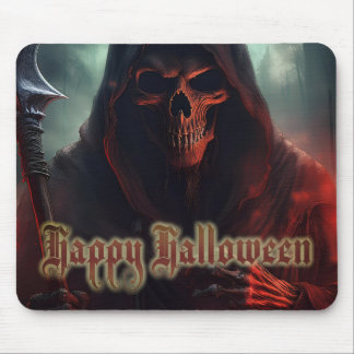Im Schatten des grimmigen Sensenmanns - Halloween Mousepad