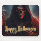 Im Schatten des grimmigen Sensenmanns - Halloween Mousepad (Vorne)