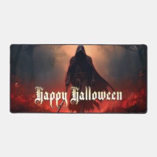 Im Schatten des grimmigen Sensenmanns - Halloween Schreibtischunterlage