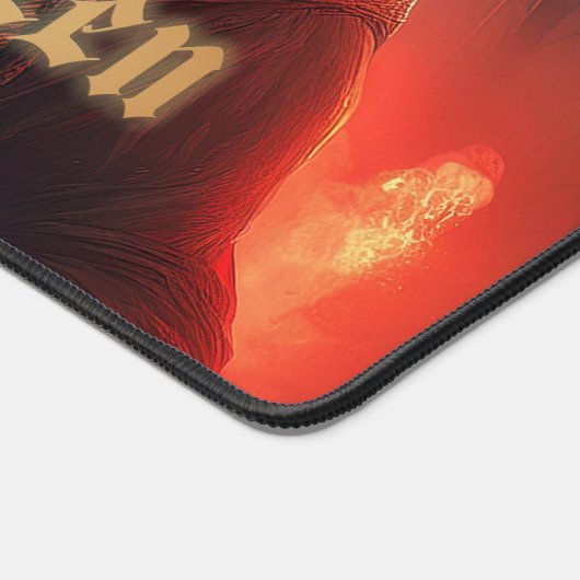 Im Schatten des grimmigen Sensenmanns - Halloween Schreibtischunterlage (Ecke)