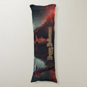 Im Schatten des grimmigen Sensenmanns - Halloween Seitenschläferkissen (Vorderseite Vertikal)