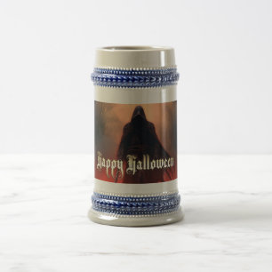 Im Schatten des Sensenmannes - Halloween Bierglas