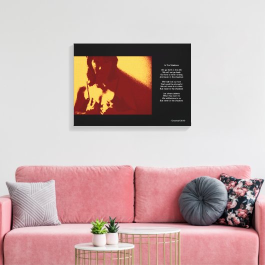 Im Schatten Leinwanddruck (Insitu (Wohnzimmer))