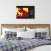 Im Schatten Leinwanddruck (Insitu (Schlafzimmer))