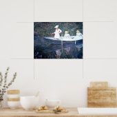 Im Schiff von Norvegienne bei Giverny Poster (Küche)